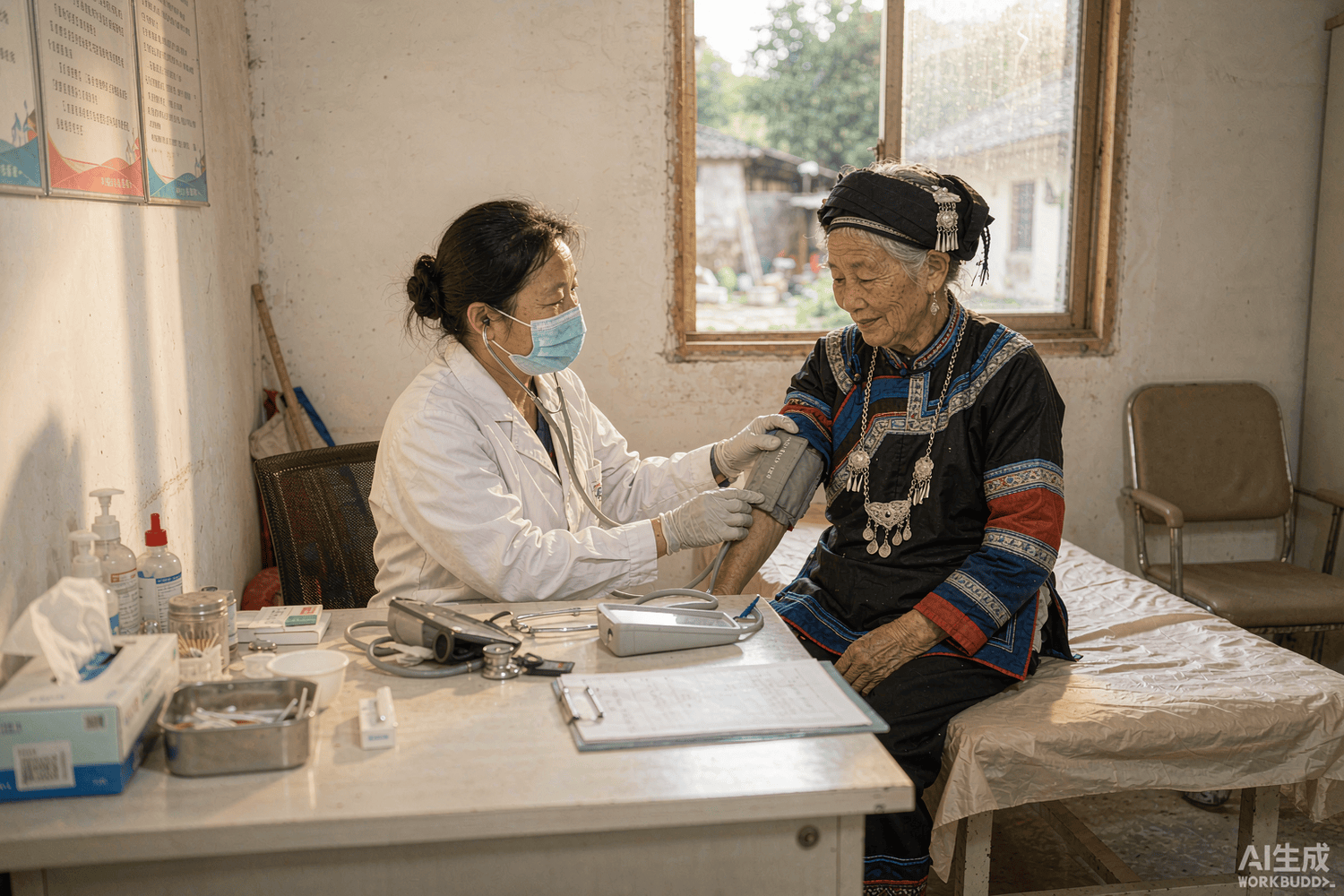 【网友点赞】庐丰圩天有县医院专家坐诊，畲乡群众家门口看专家号